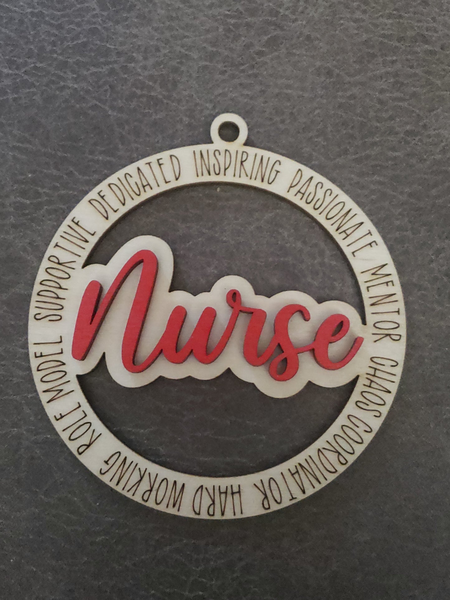 Teacher Bus Driver Principal Para APRN Nurse LPN CNA Childcare Provider Christmas Ornament