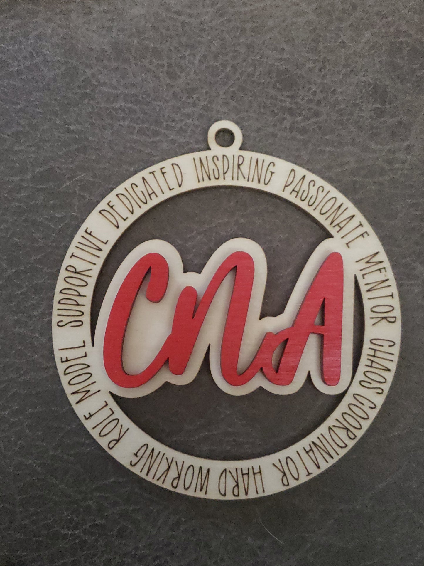 Teacher Bus Driver Principal Para APRN Nurse LPN CNA Childcare Provider Christmas Ornament