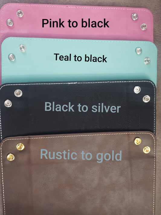 Leatherette Trays Multiple Options Personalized