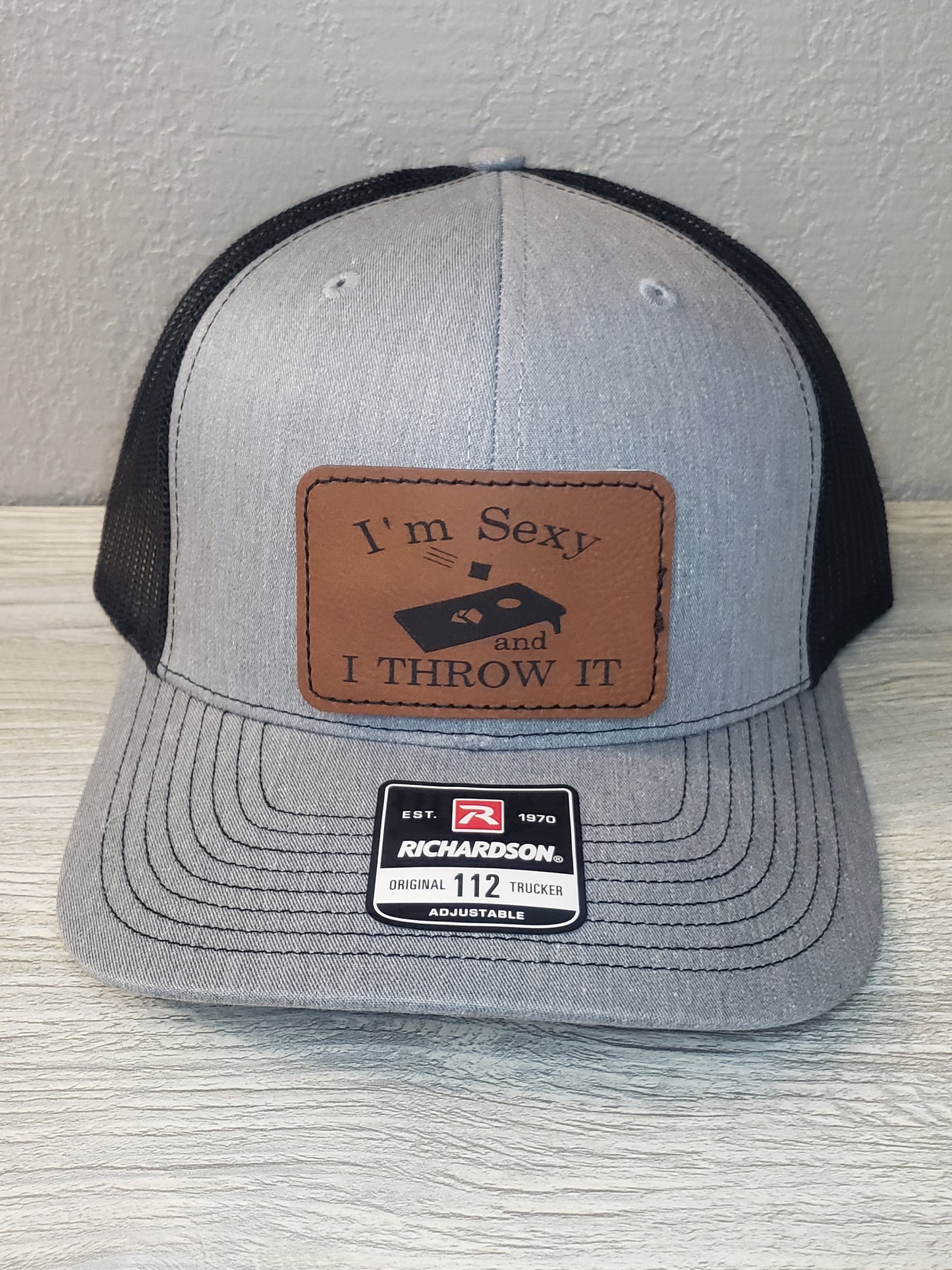 Richardson Hats rim reaper I'm sexy beard saddle don't tell my wife overworked and underlaid lifes tough get a helmet