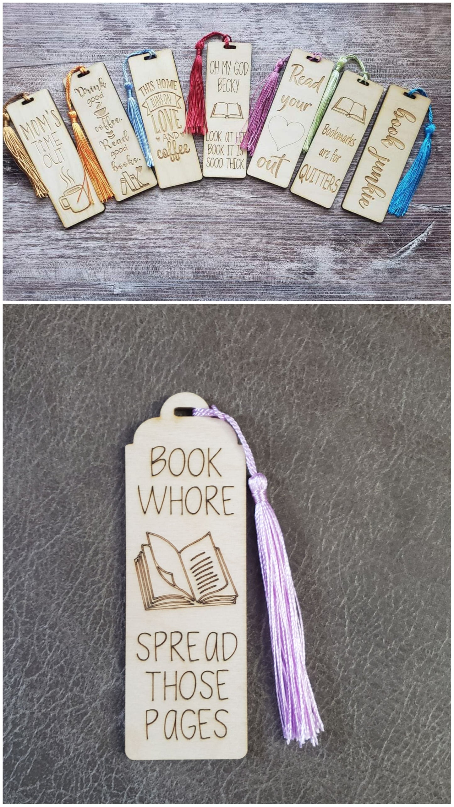 Wooden Bookmarks