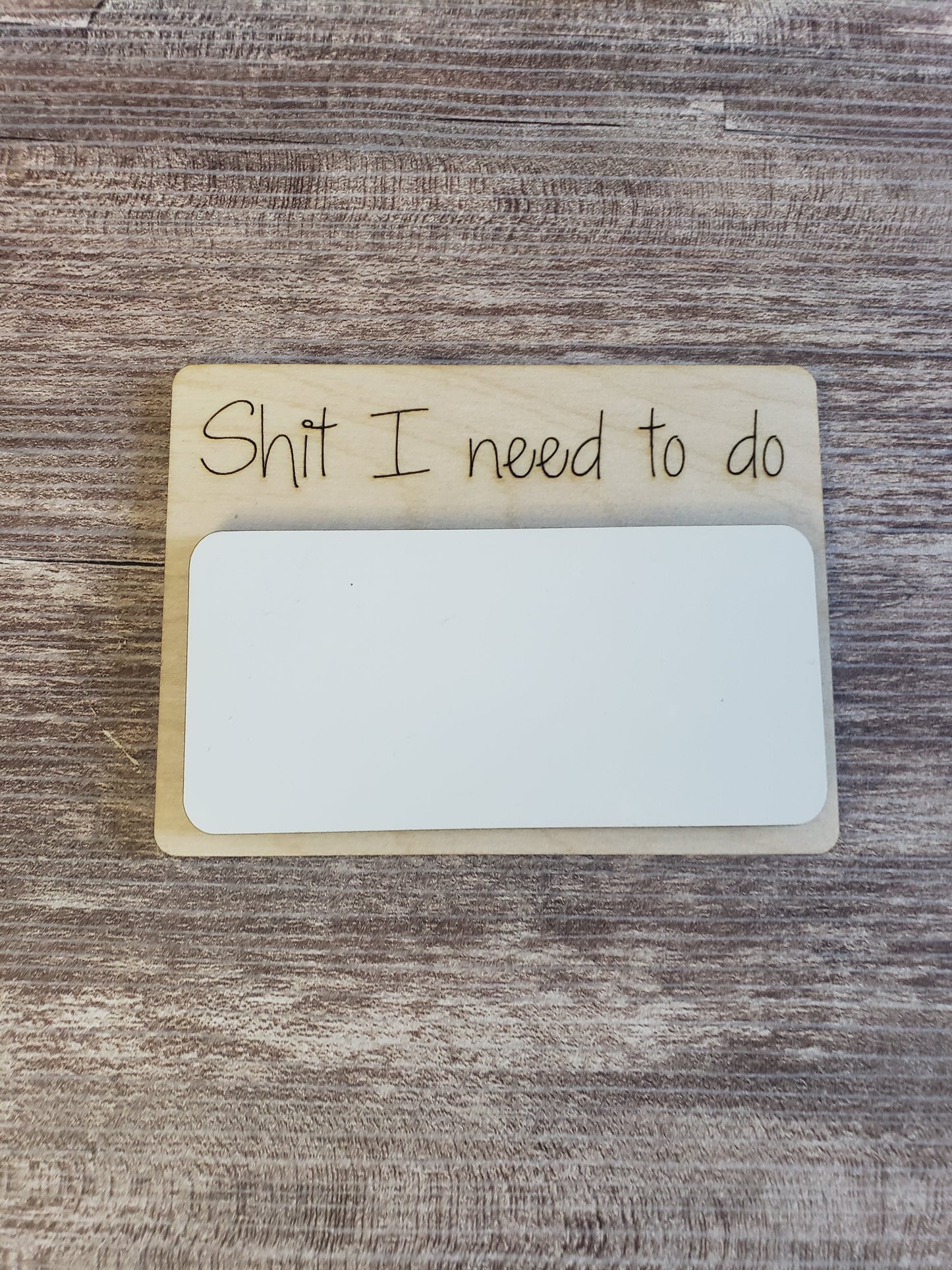 Small message board magnet