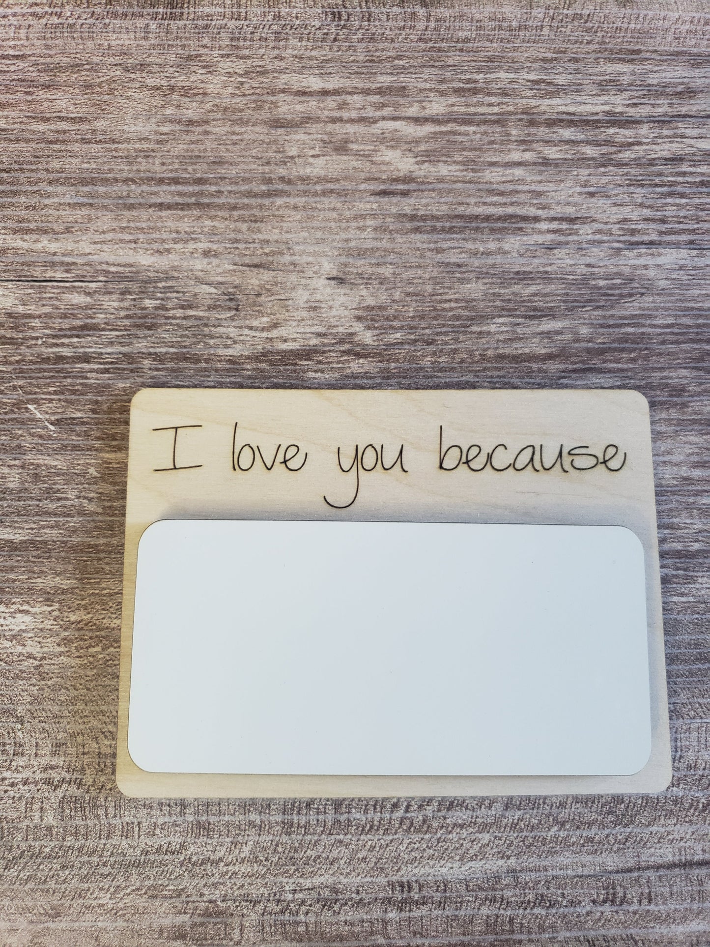 Small message board magnet