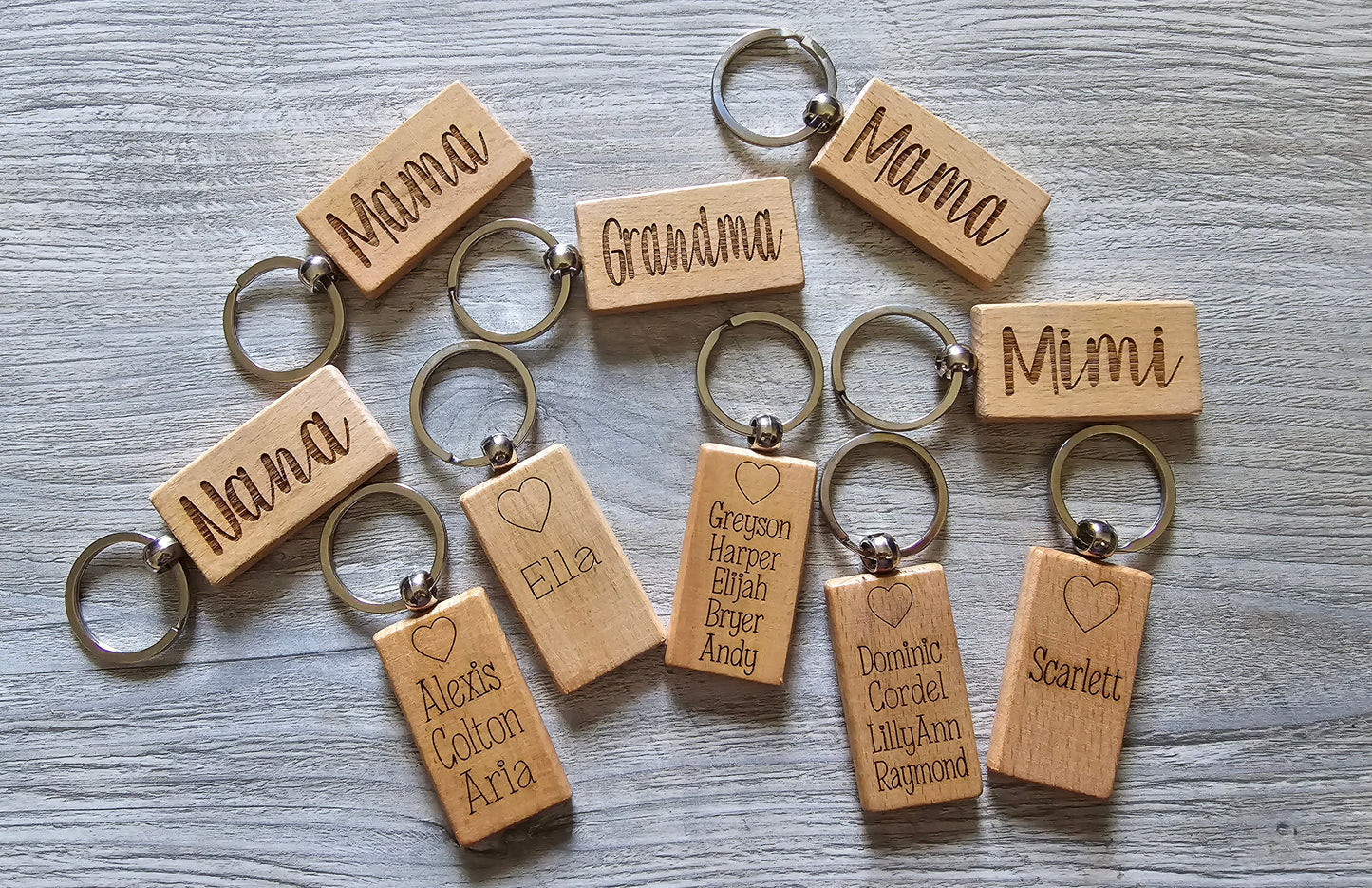 Mama Personalized Keychains