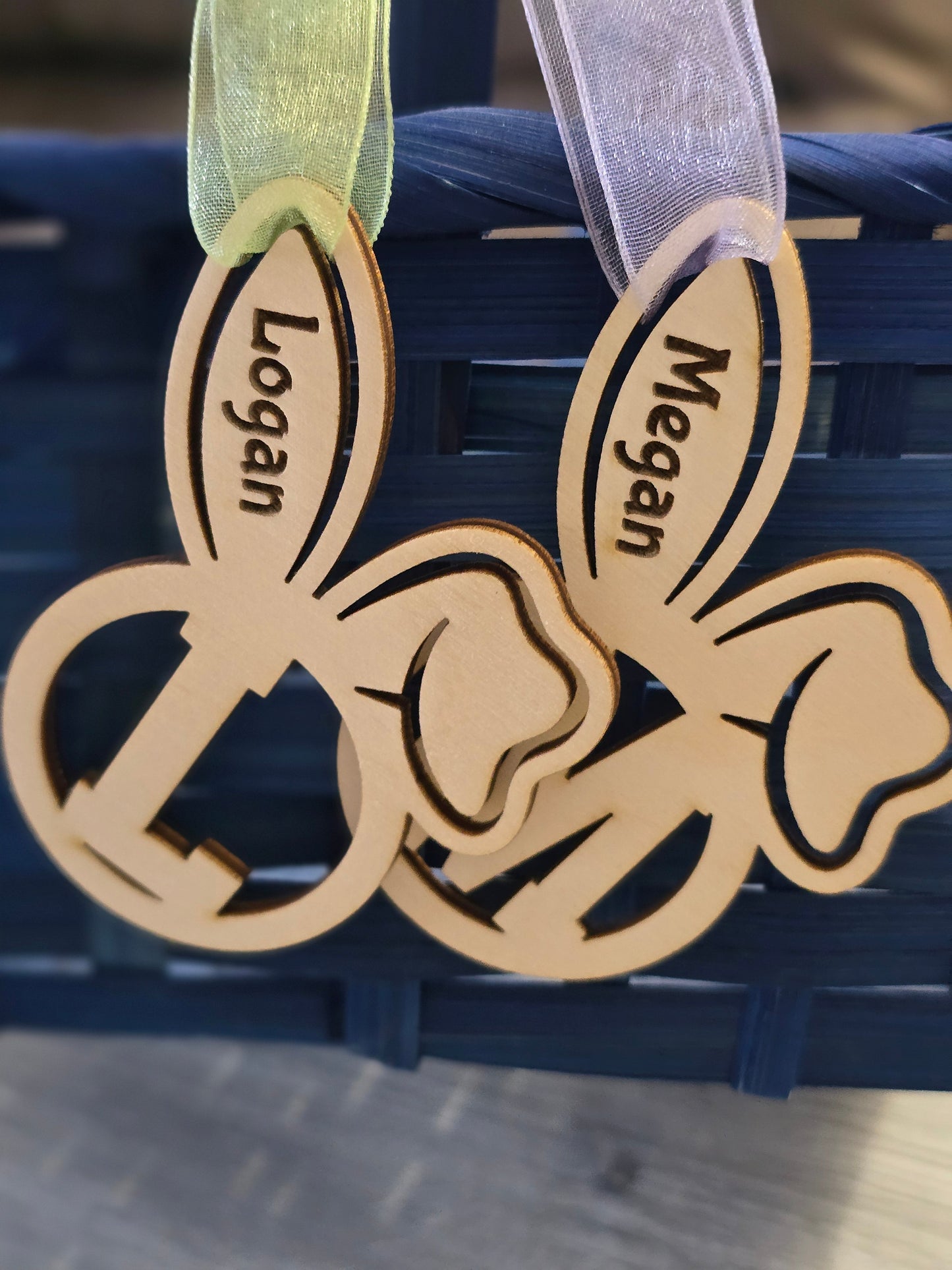 Easter basket ears tags Personalized