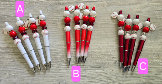 Beaded pens