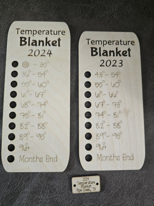 Temperature blanket Personalized