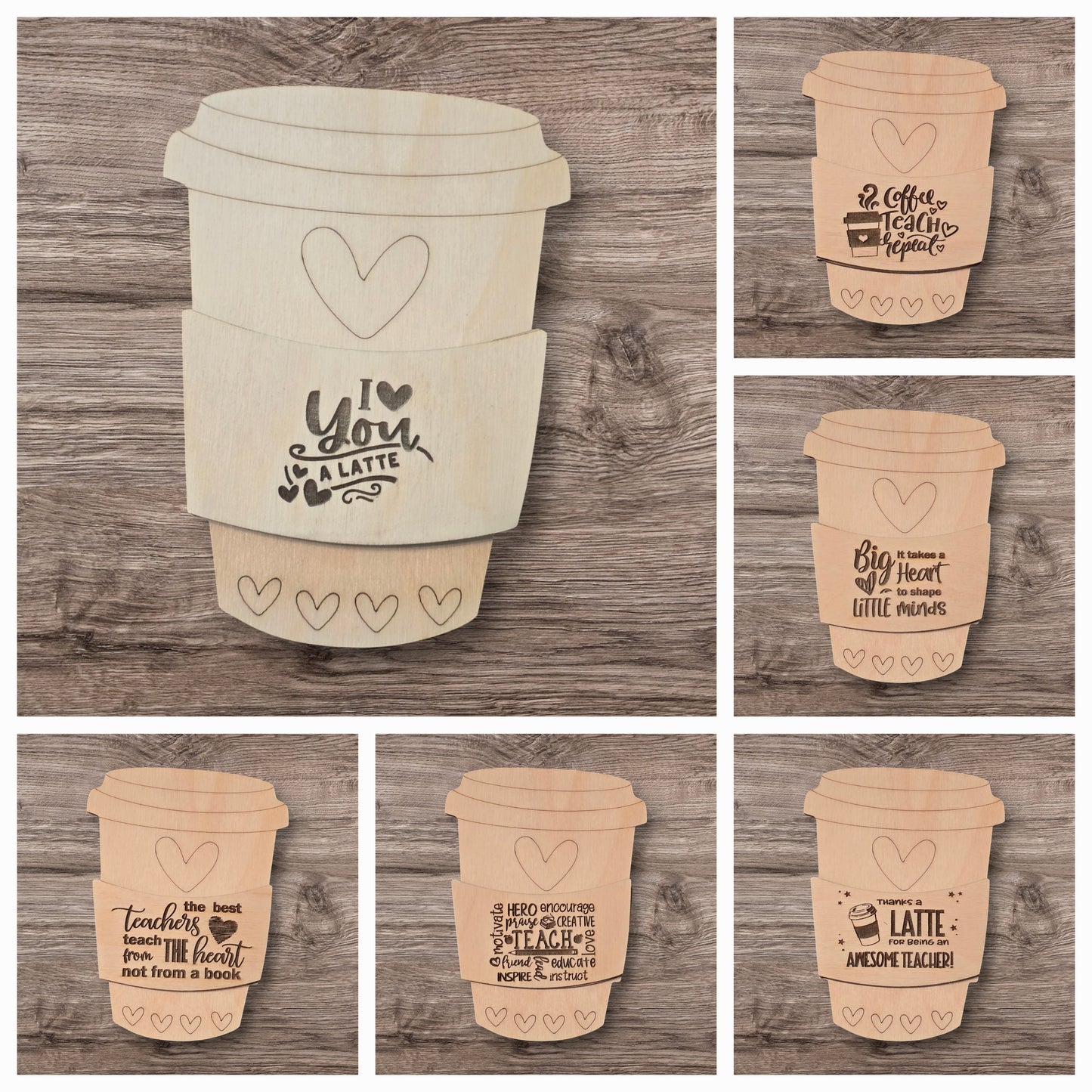 Teacher Coffee Cup gift card holder