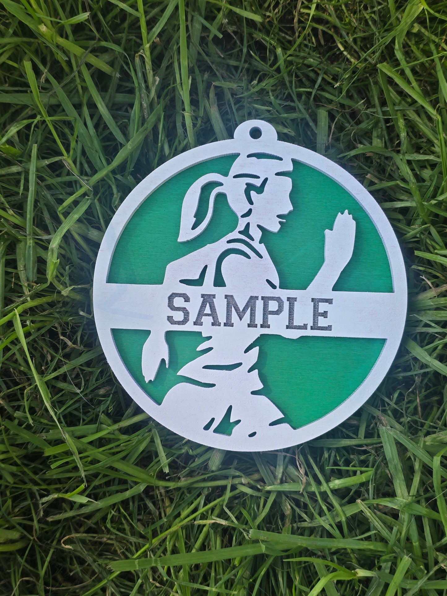 Sports Set 3 Christmas Ornaments Personalized