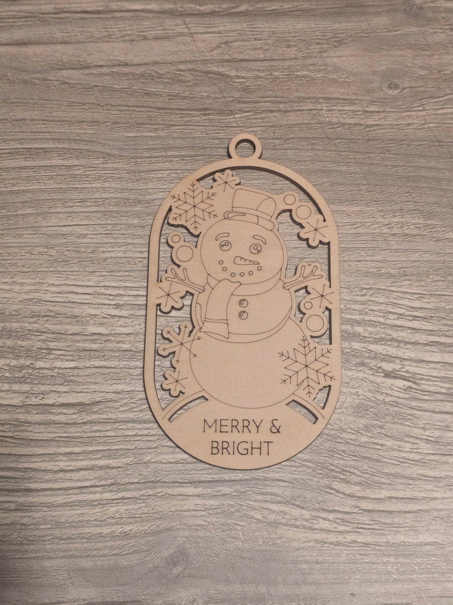 Merry & Bright Christmas Ornaments coloring kits