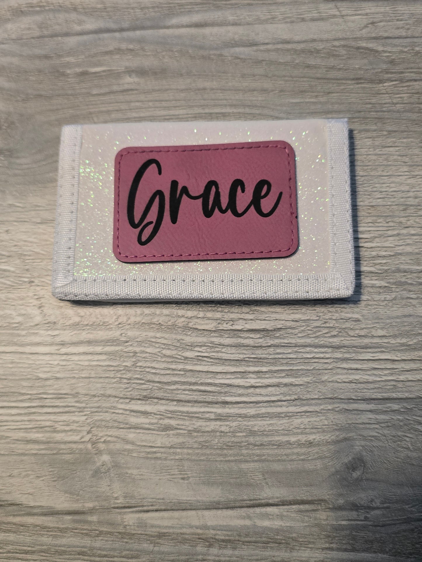 Girls glitter wallets Personalized
