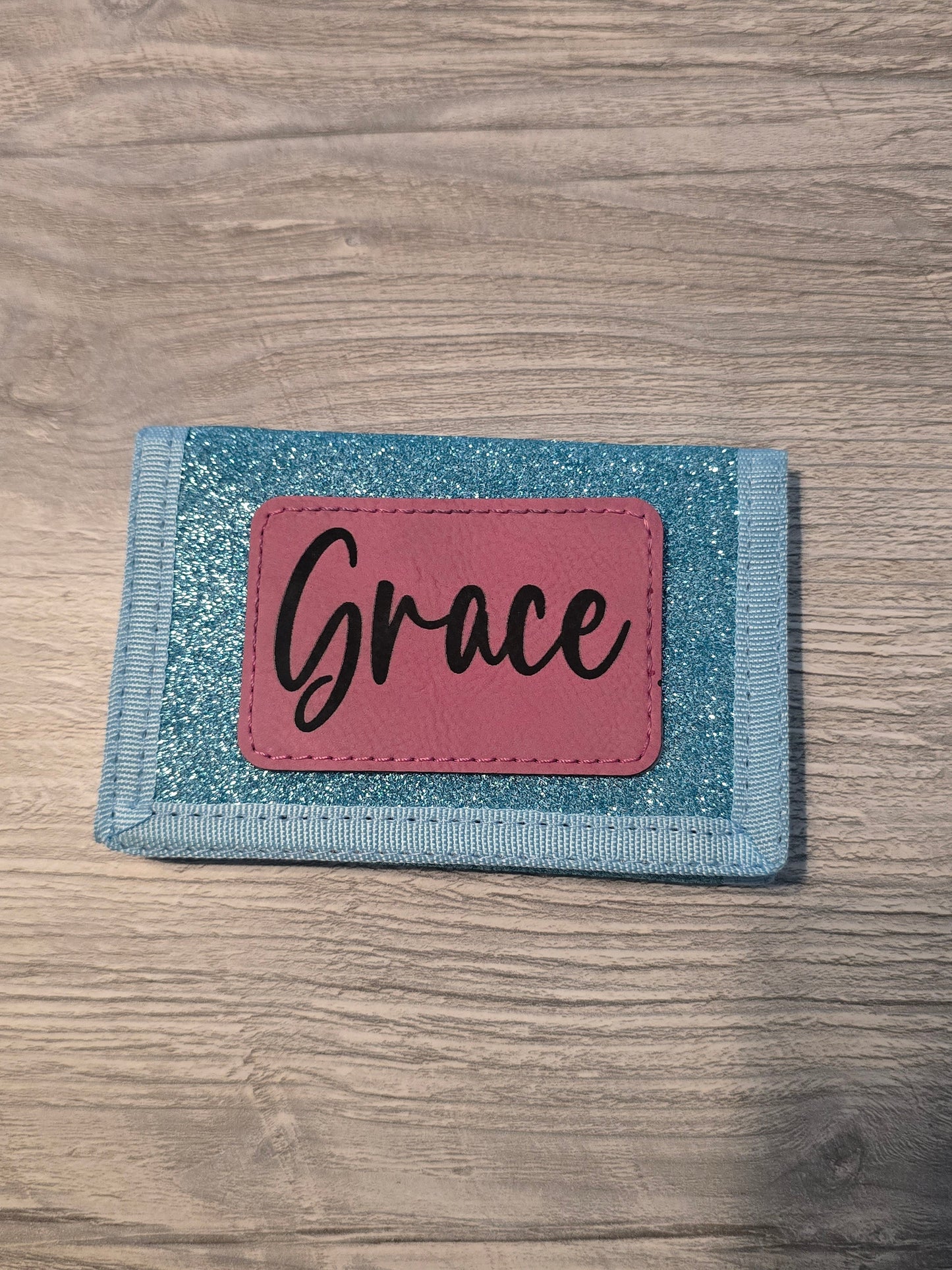Girls glitter wallets Personalized