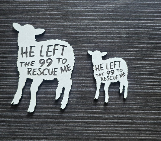He left the 99 to rescue me sheep tokens