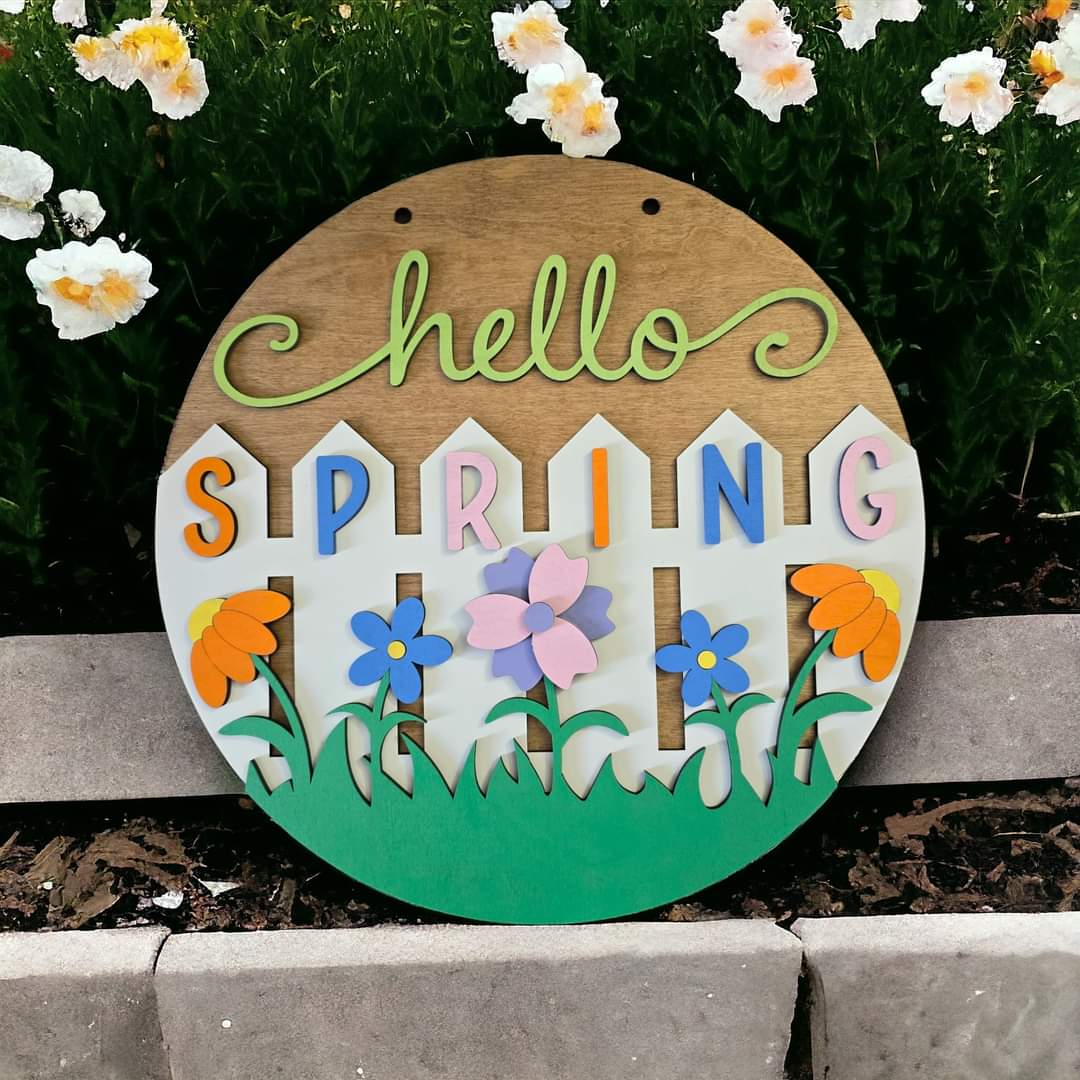 Hello Spring 11.5 Sign