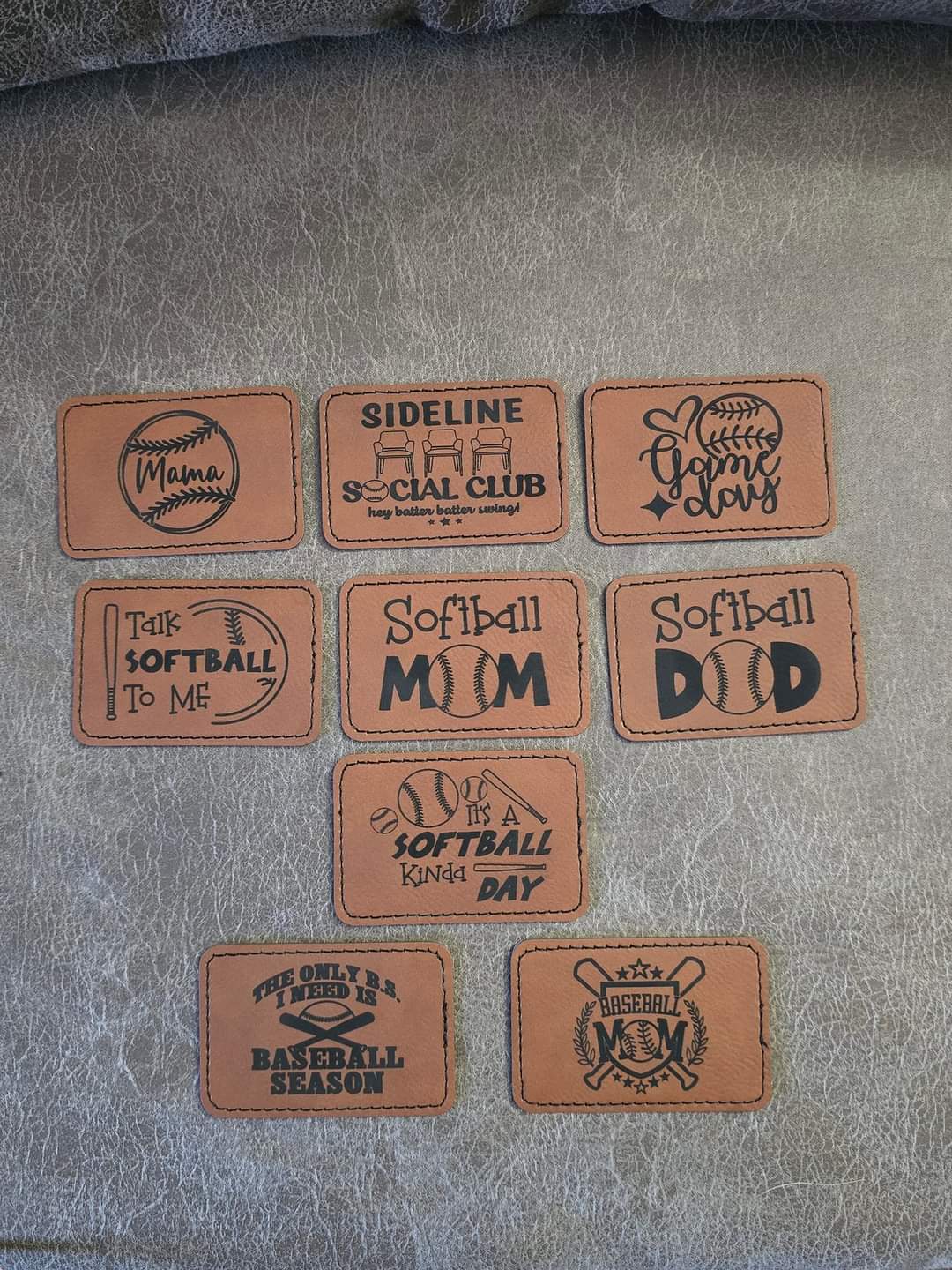 Softball and Baseball patches and hats