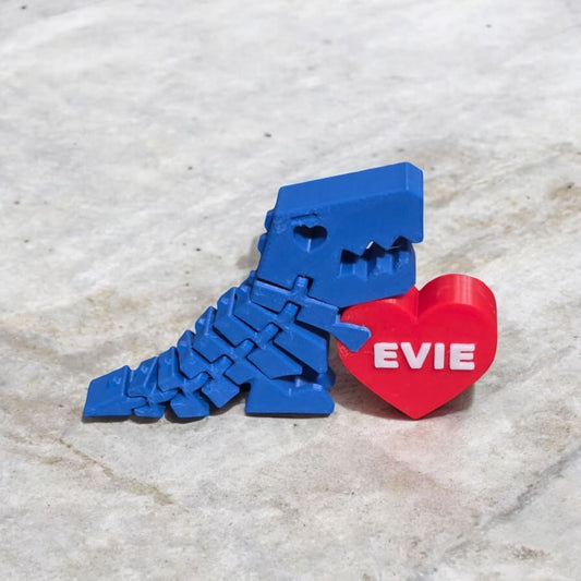 Personalized Valentines Dinosaurs