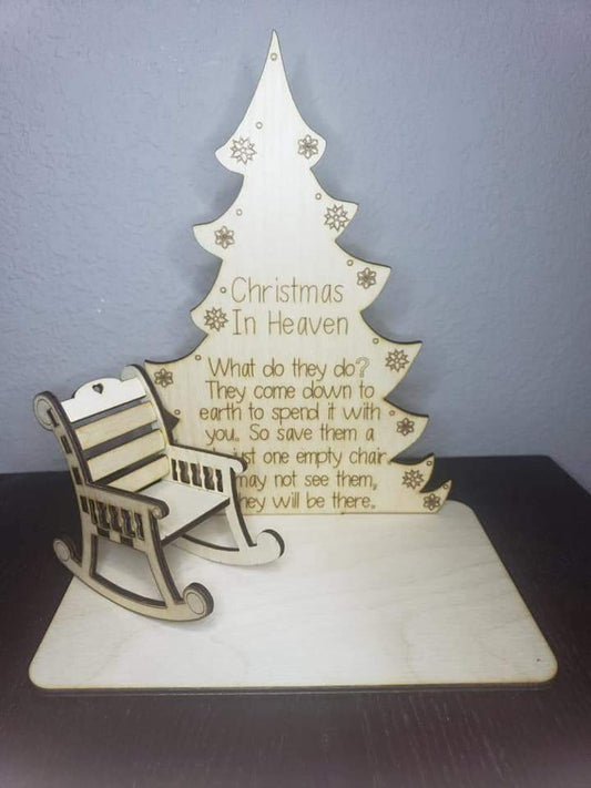 Christmas in Heaven Tree and Chair Memorial