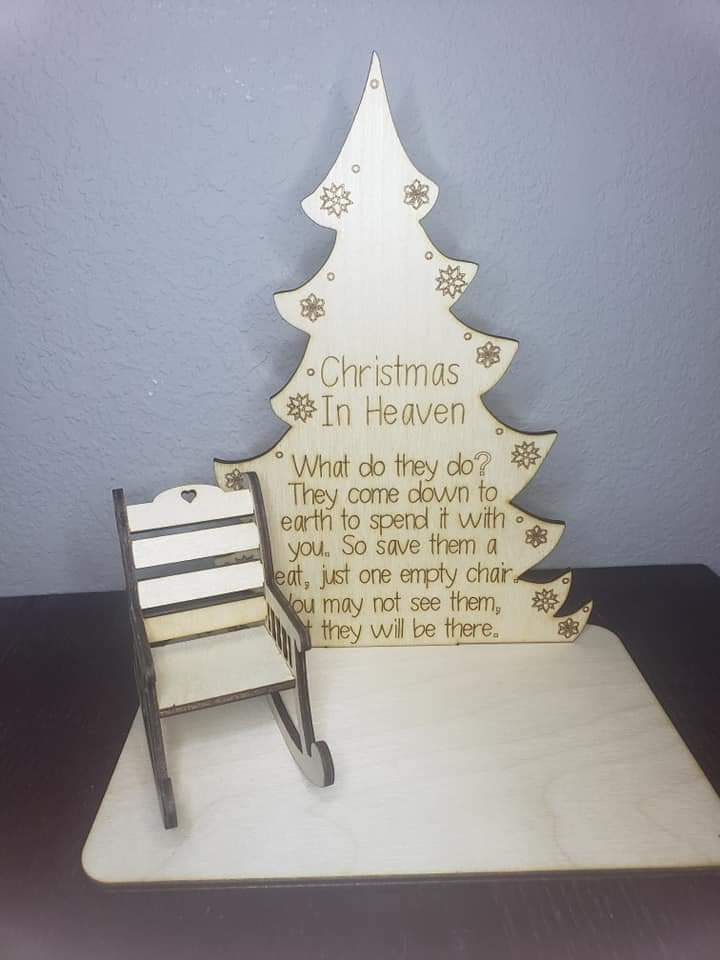 Christmas in Heaven Tree and Chair Memorial