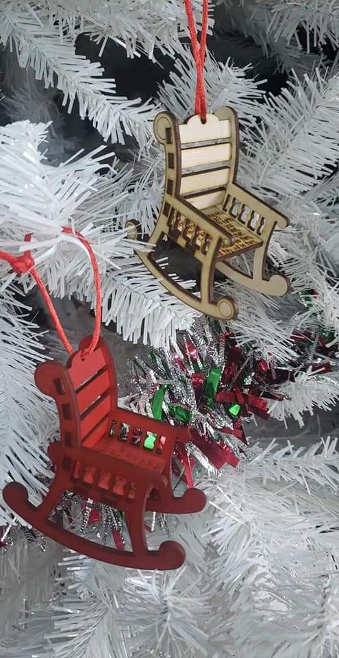 Christmas in Heaven Chair Ornament Memorial