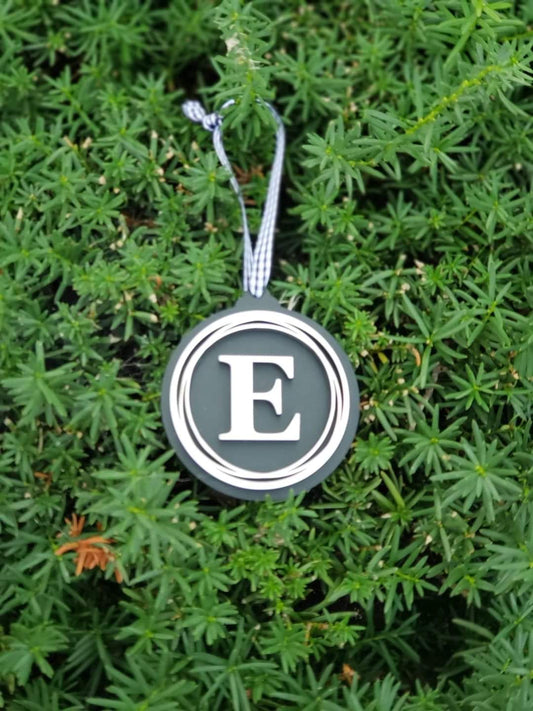 Letter Christmas Ornaments Initial Personalized