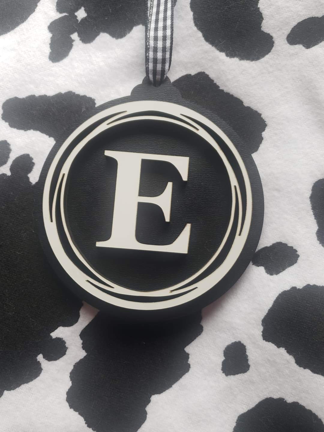 Letter Christmas Ornaments Initial Personalized