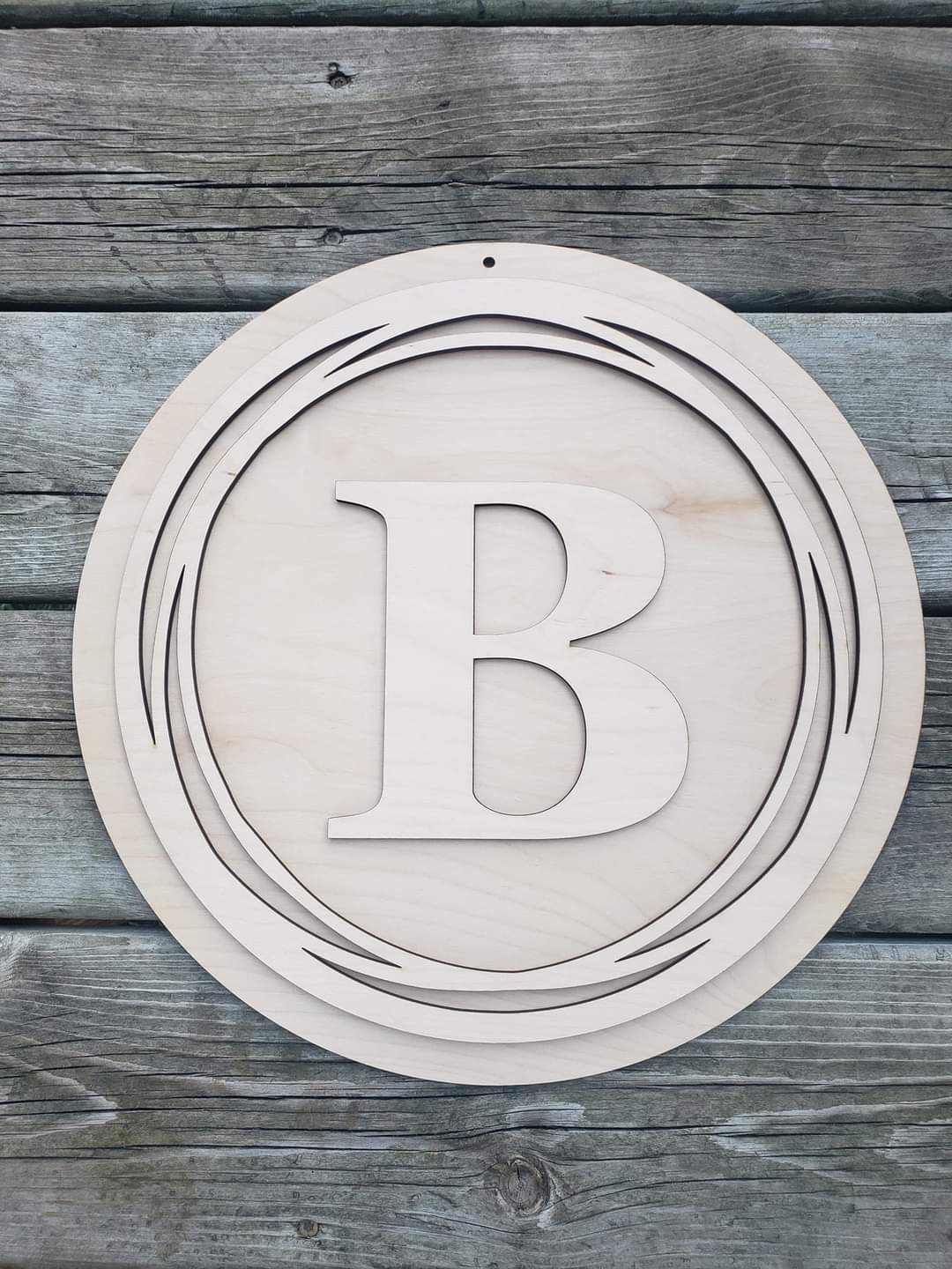 Initial Sign Personalized with letter – Custom Creations of Iowa