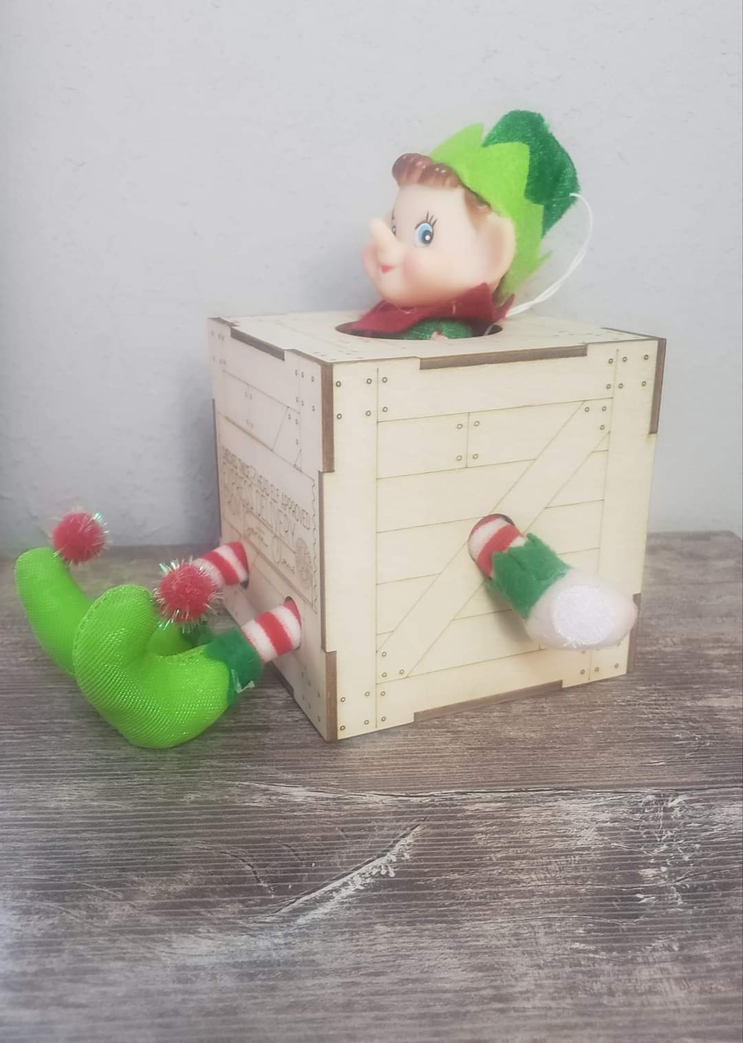 Elf Crate Christmas