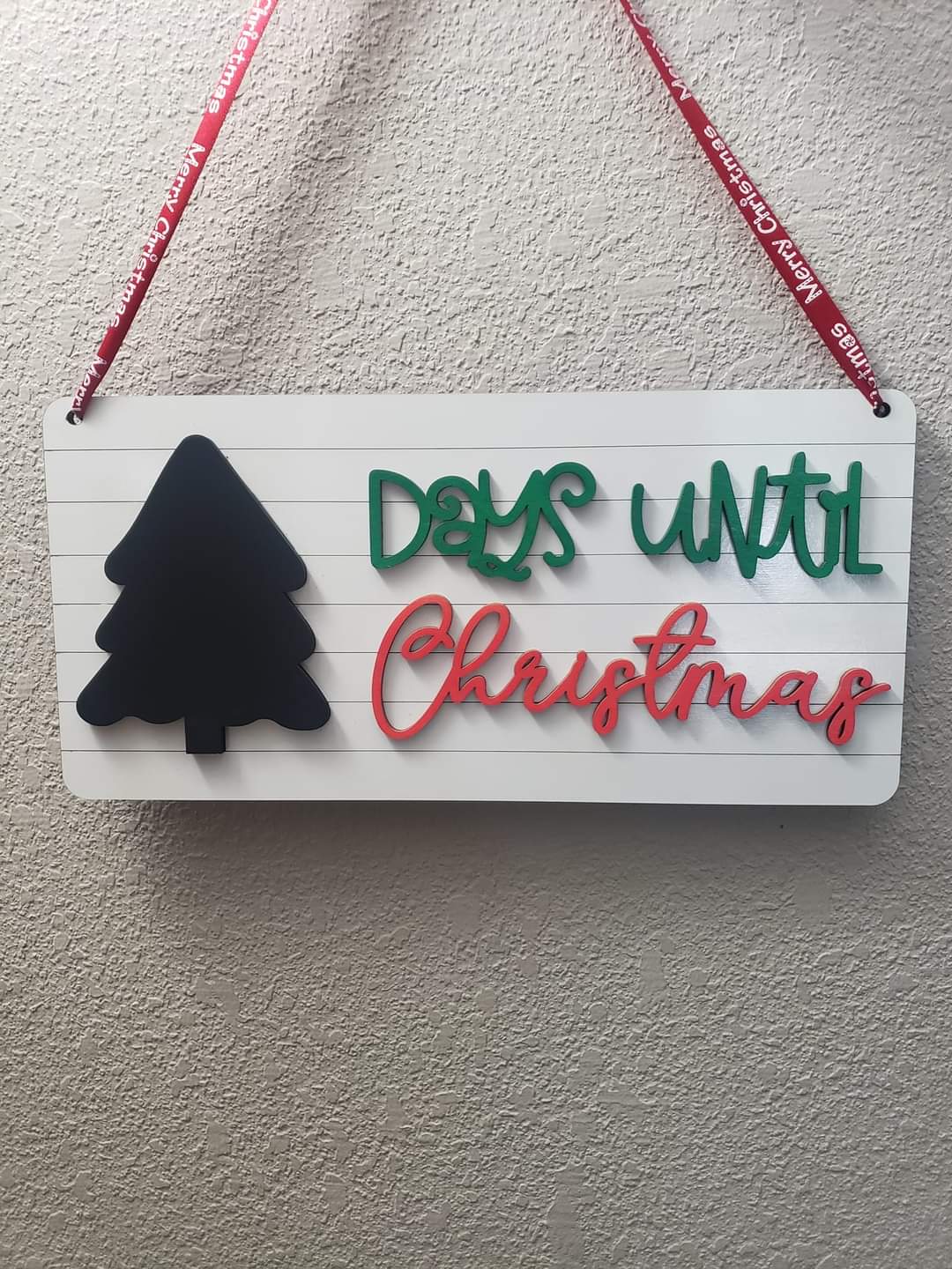 Days until Christmas Sign
