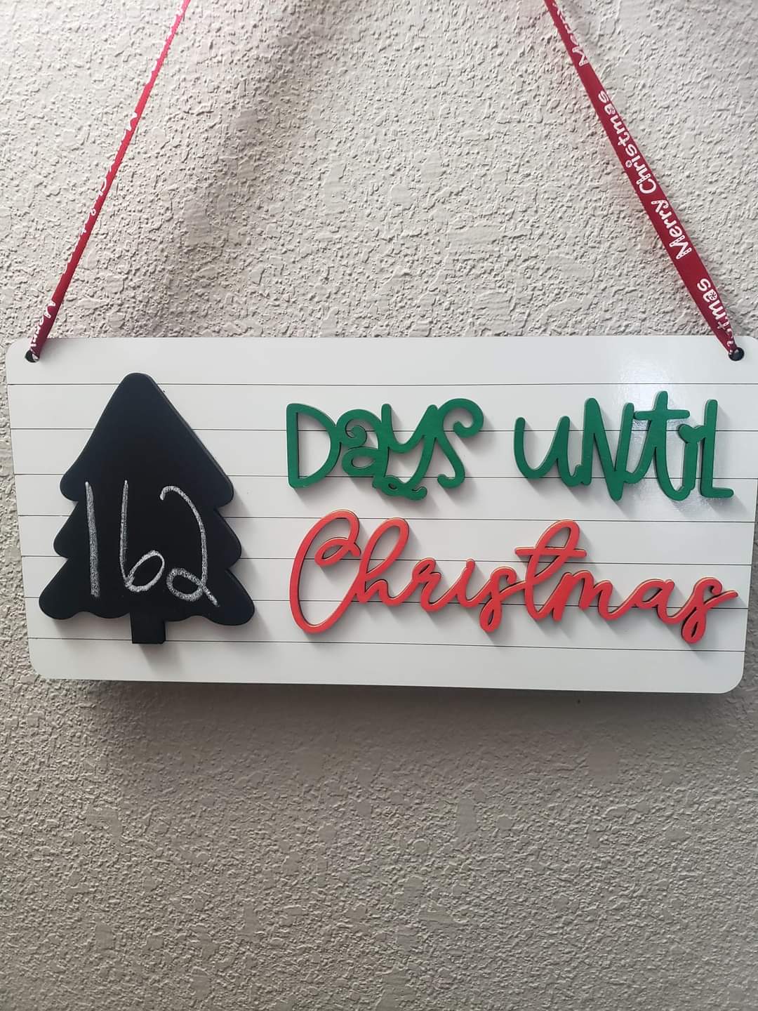 Days until Christmas Sign