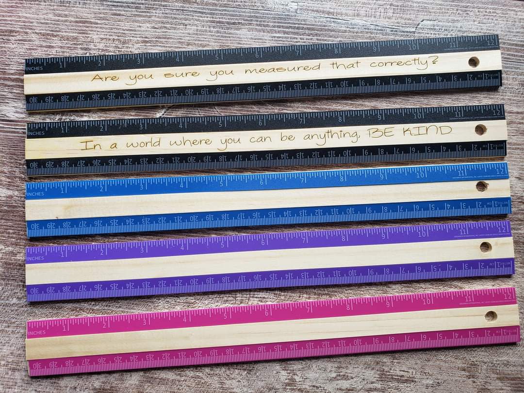 Rulers Personalized – Custom Creations of Iowa