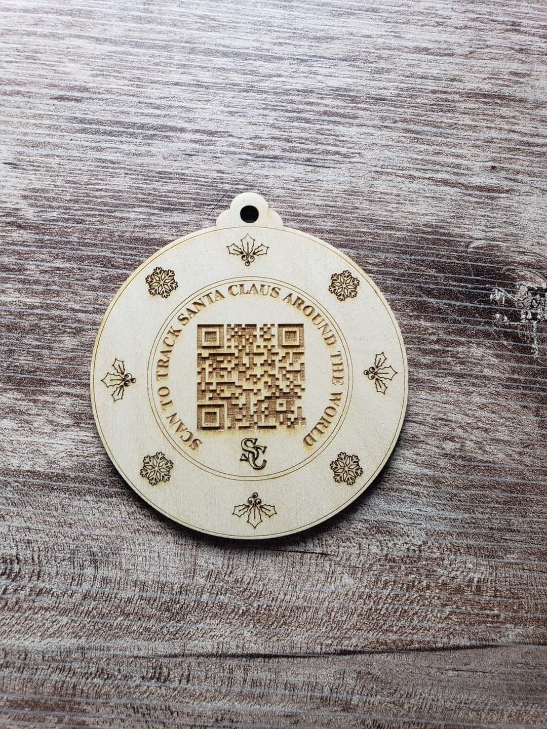 Santa Tracker Christmas Ornament