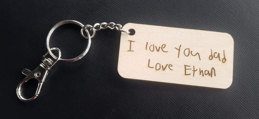 Handwriting Keychain Personalized