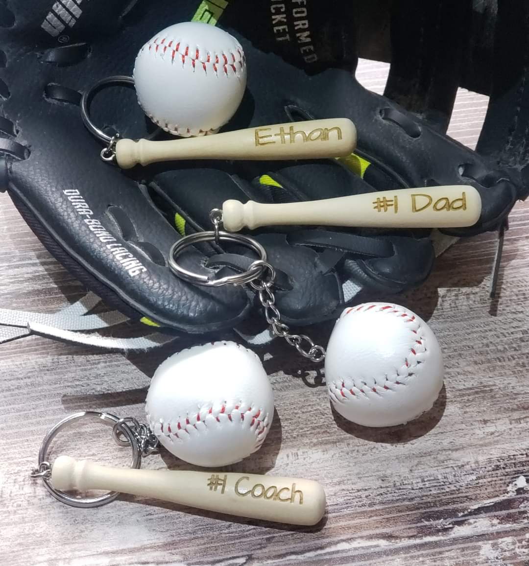 Baseball Keychains Personalized – Custom Creations of Iowa