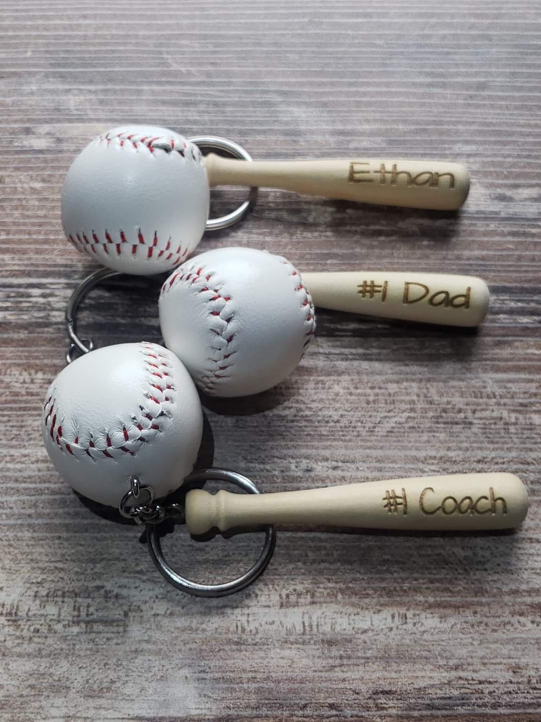 Baseball Keychains Personalized