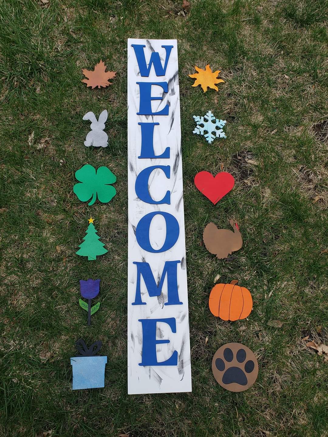 Welcome Sign Kit interchangeable. Board NOT included personalized