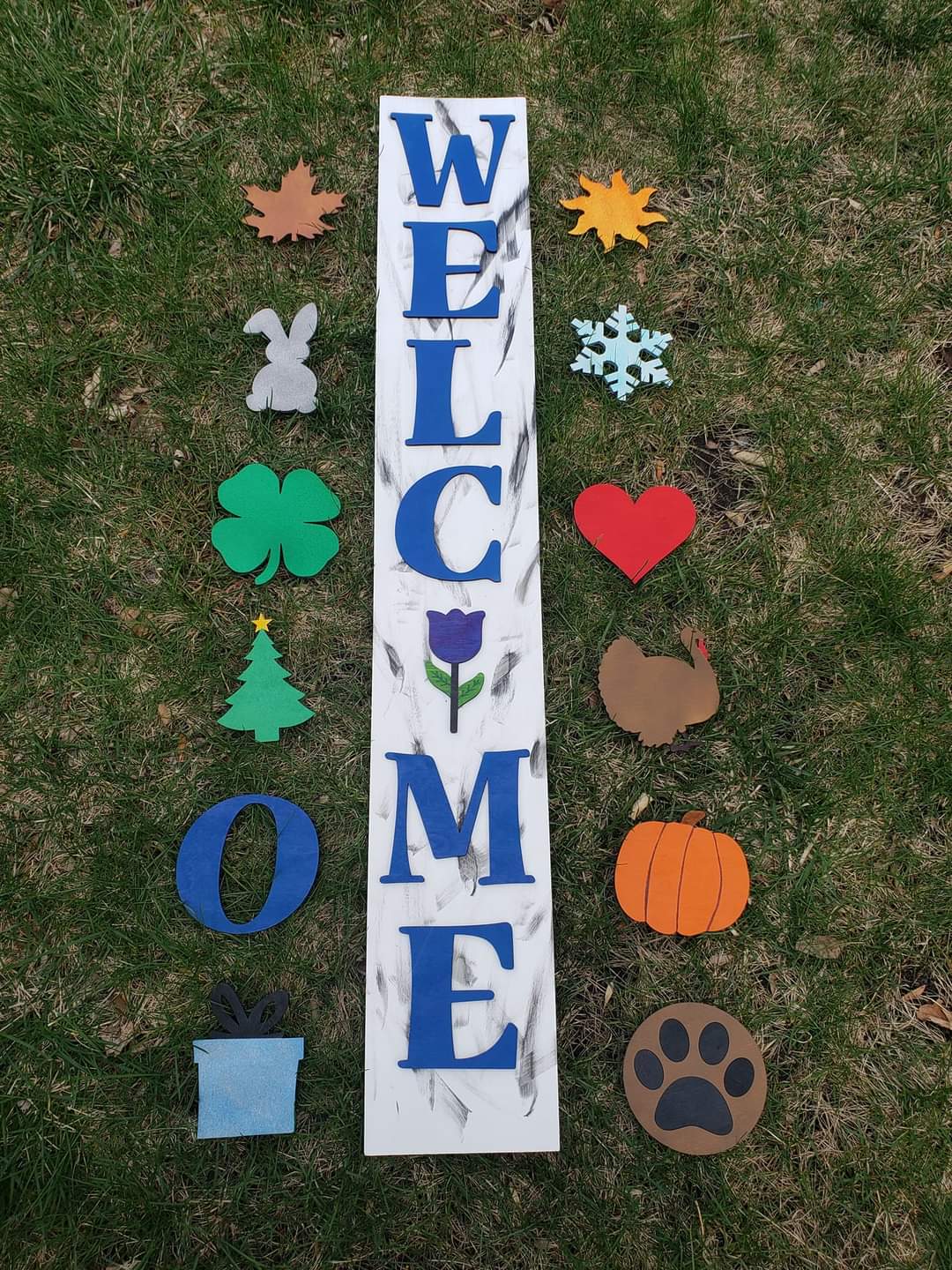 Welcome Sign Kit interchangeable. Board NOT included personalized