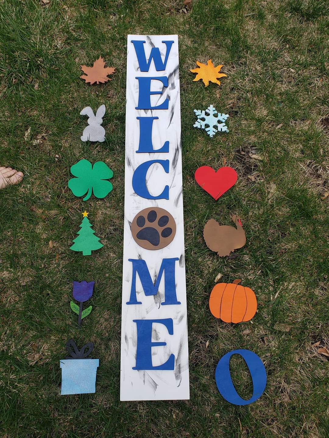 Welcome Sign Kit interchangeable. Board NOT included personalized