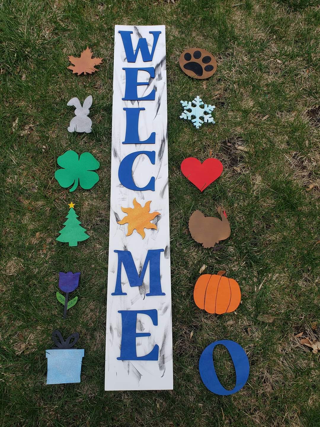 Welcome Sign Kit interchangeable. Board NOT included personalized