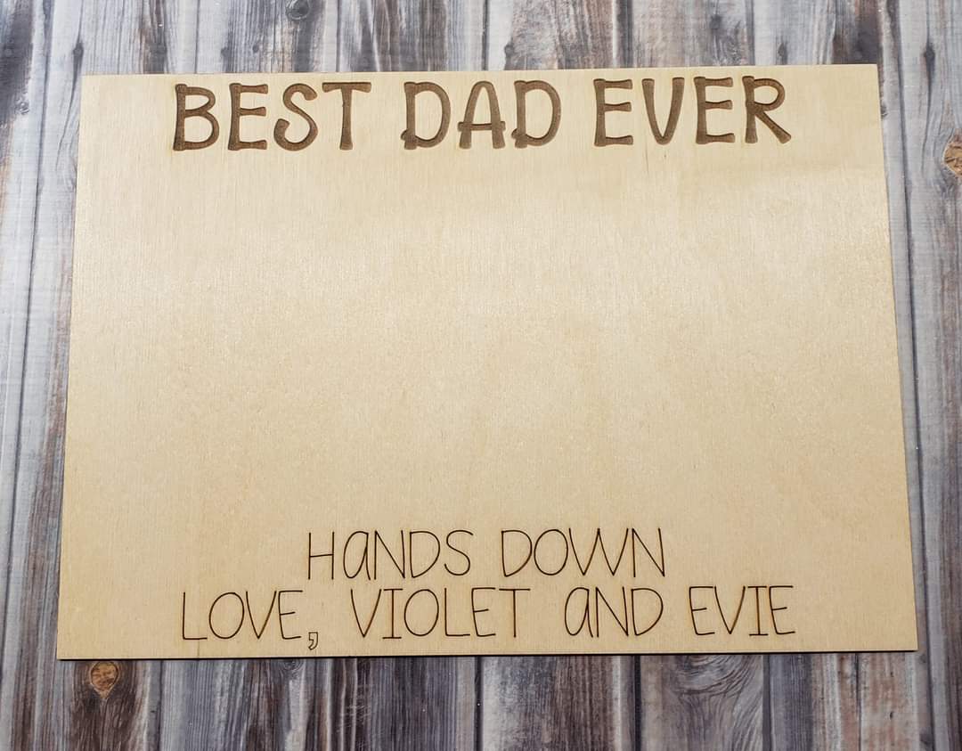 Best Dad Ever Hands Down Personalized