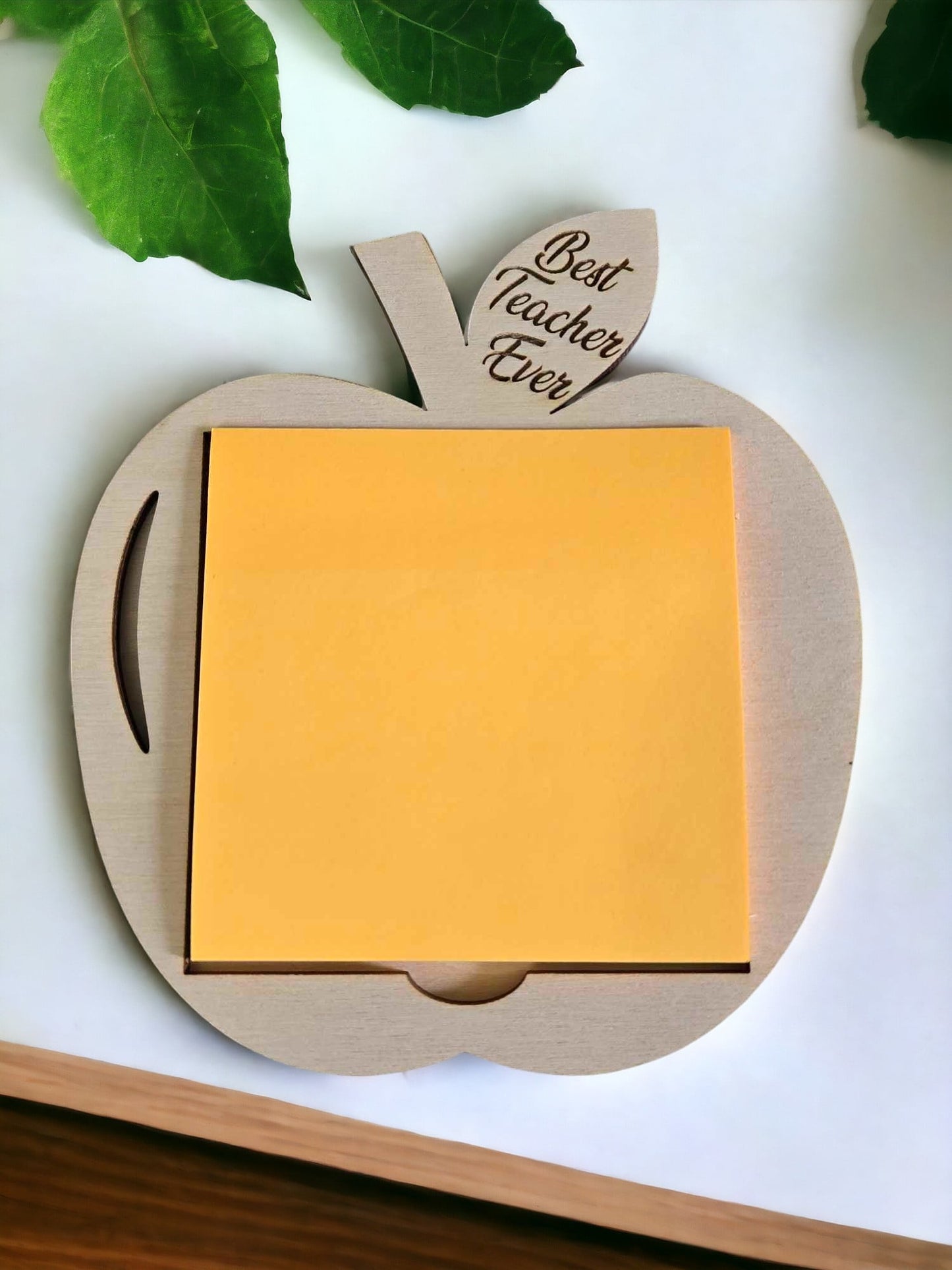 Teacher Apple Notepad holder Personalized