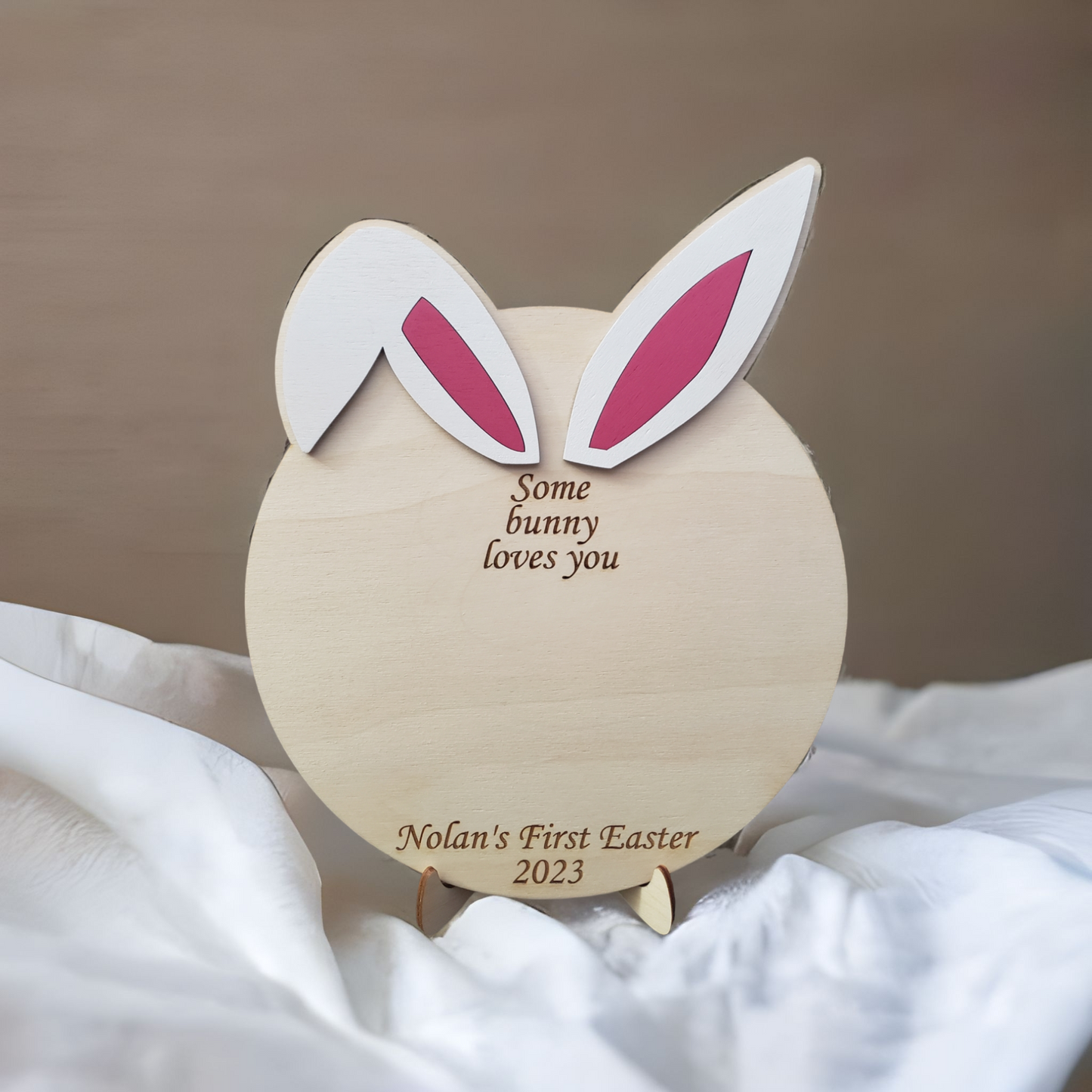 Some Bunny Loves You Personalized Sign