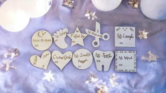Baby Milestone Cutouts