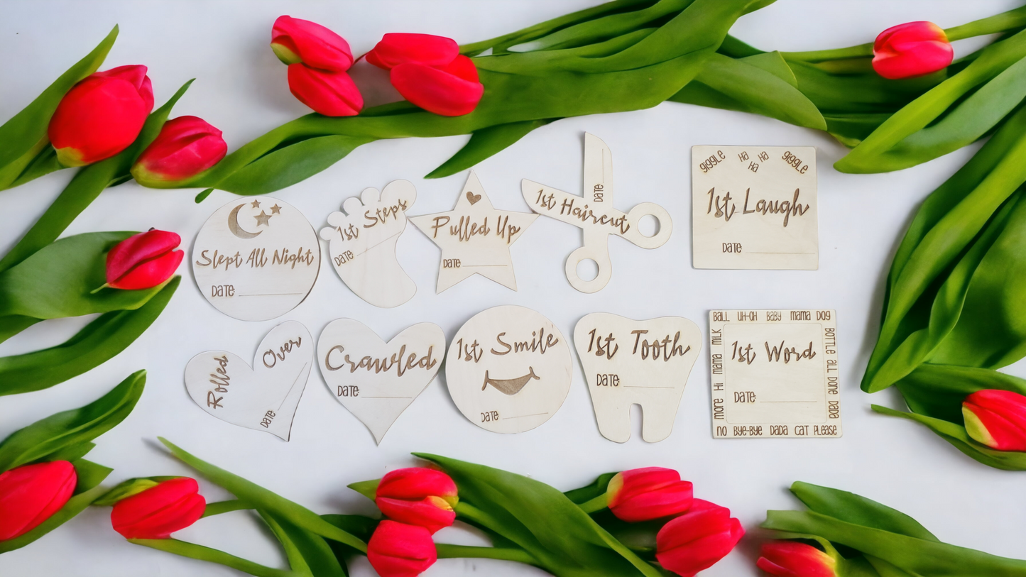 Baby Milestone Cutouts