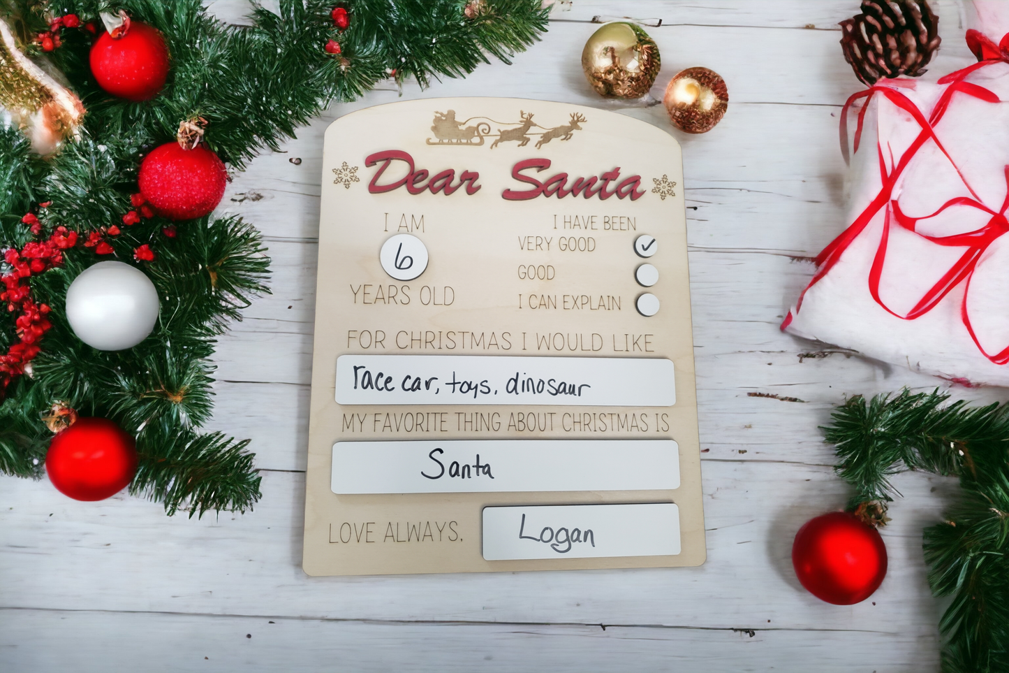 Dear Santa Board