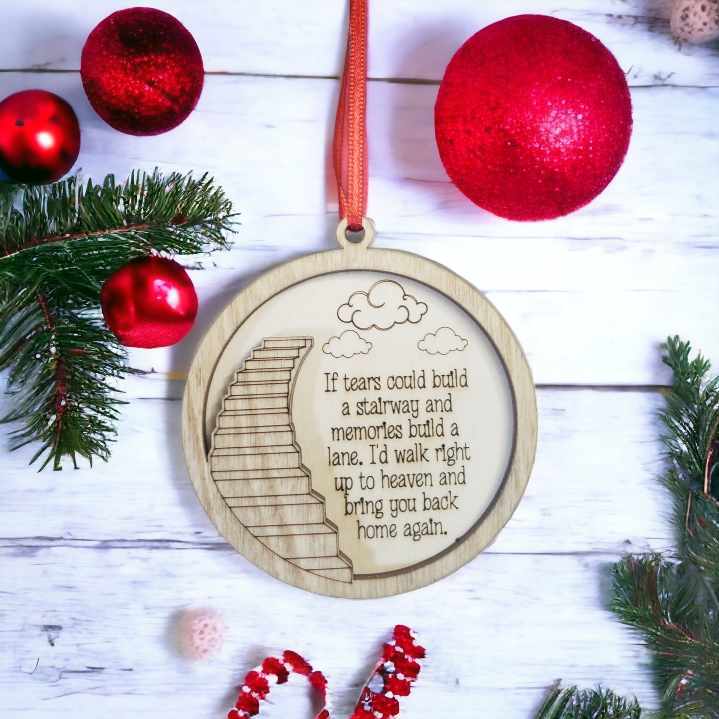 Stairway to Heaven Christmas Ornament