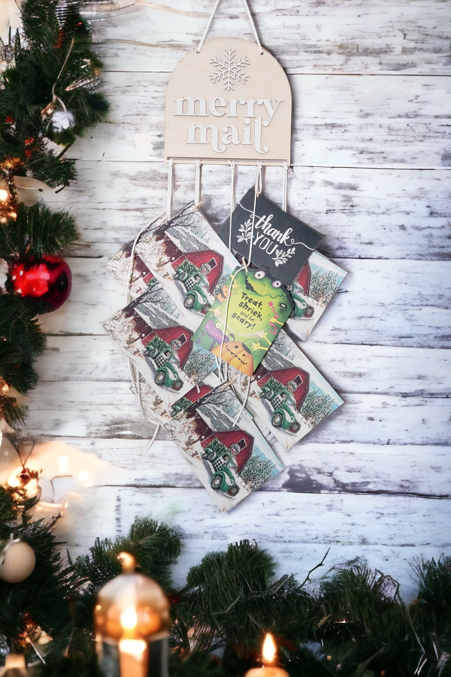 Merry Mail Card Holder