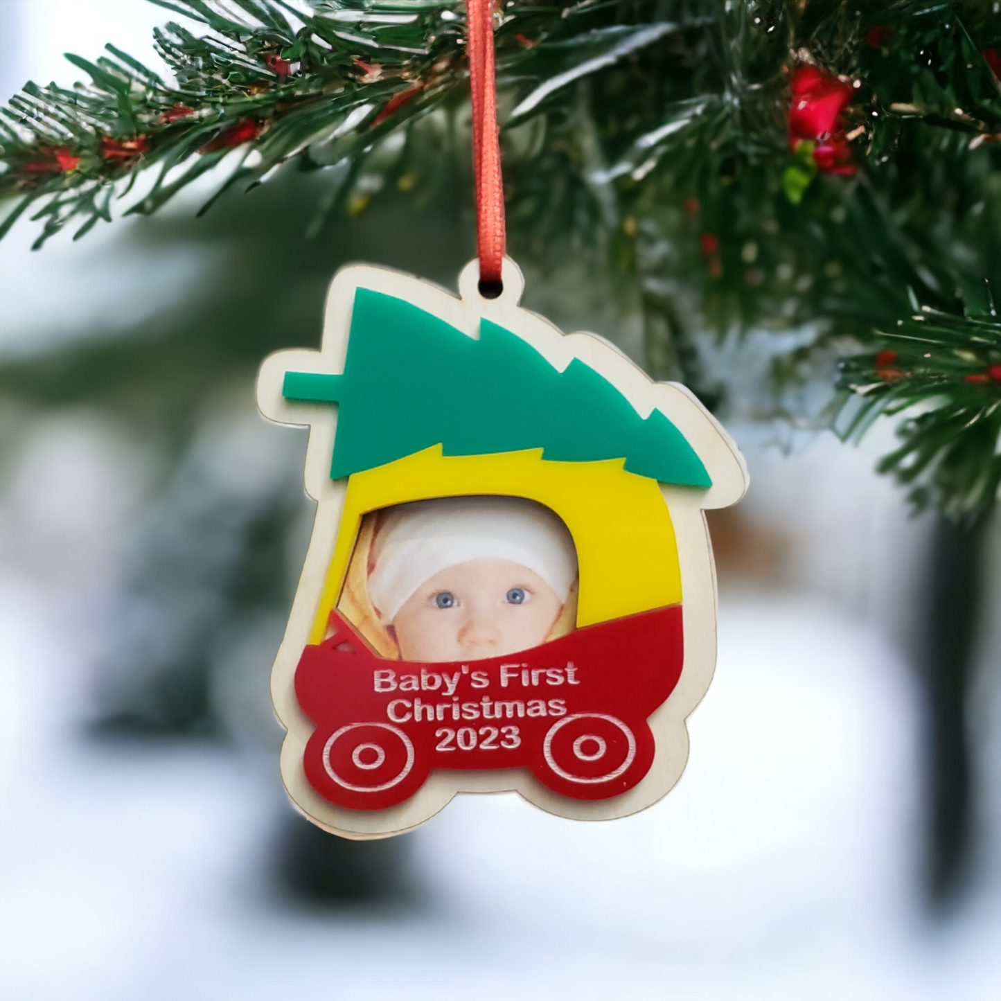 Coupe Car Christmas Ornament Personalized