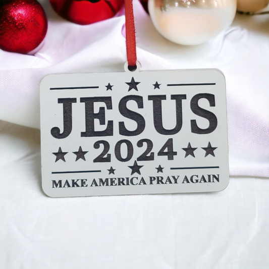 Jesus 2024 Christmas Ornament