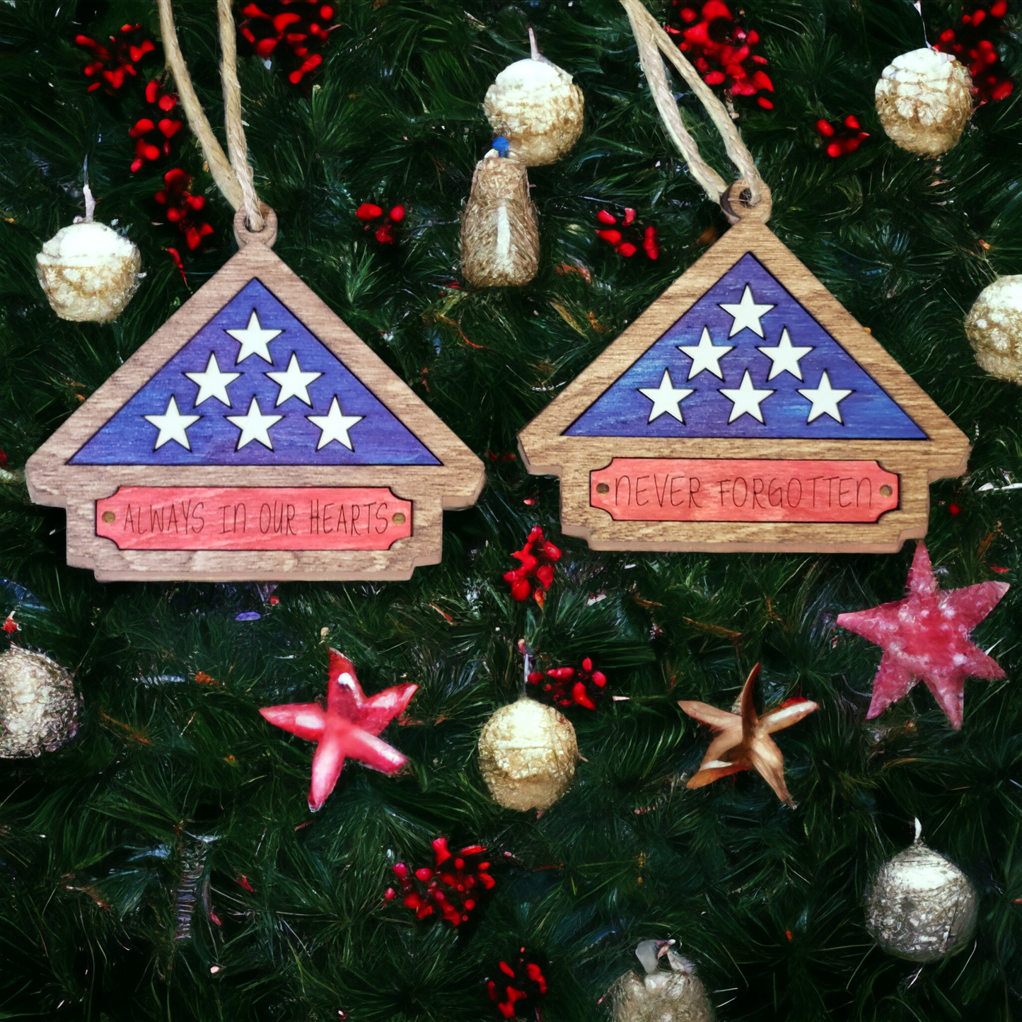 Flag Christmas Ornaments