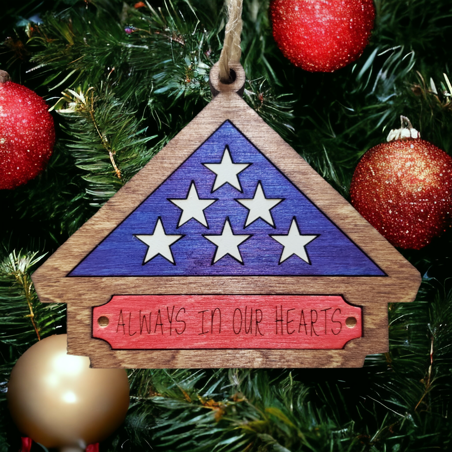 Flag Christmas Ornaments